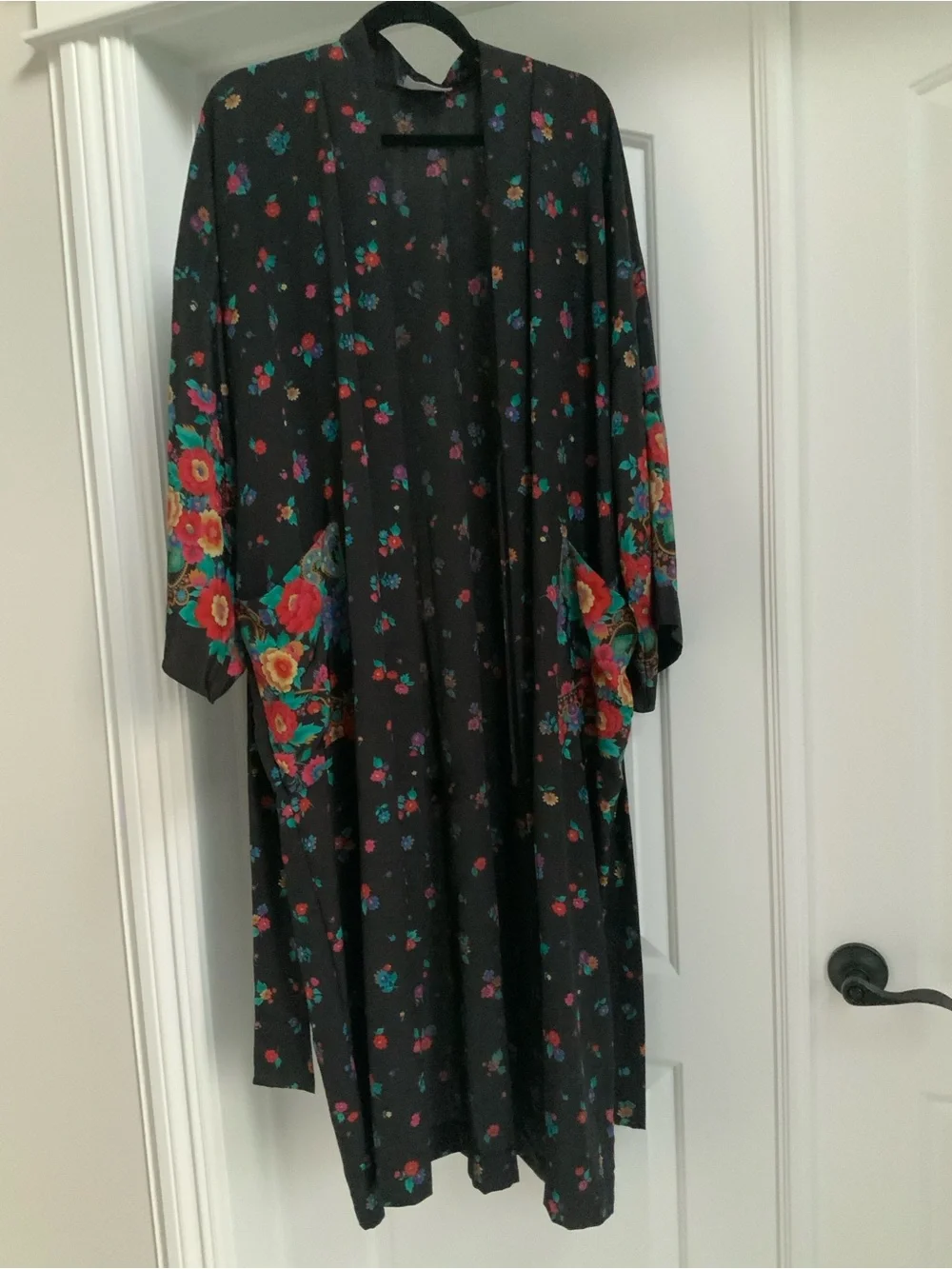 Natori Night Kimono Floral Robe - Picture 2 of 4